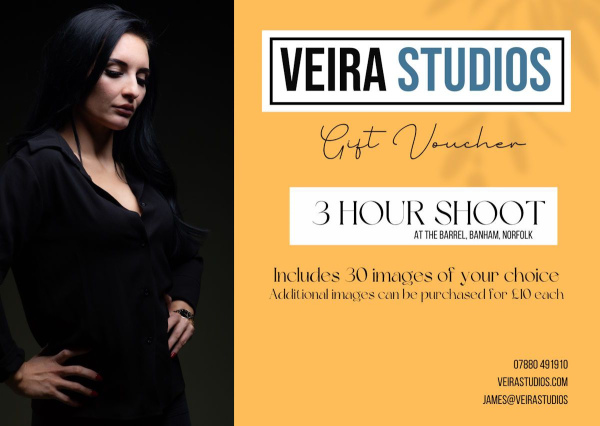 3 hour Photoshoot Voucher